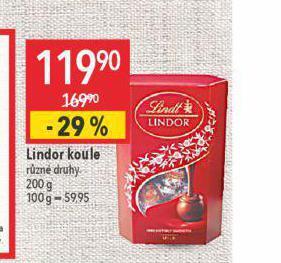 Globus Lindor koule nabídka