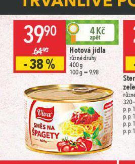 Globus Viva hotová jídla nabídka