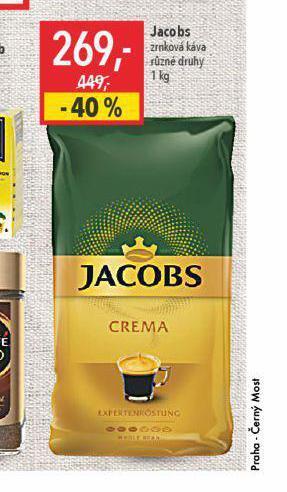 Globus Jacobs zrnková káva nabídka