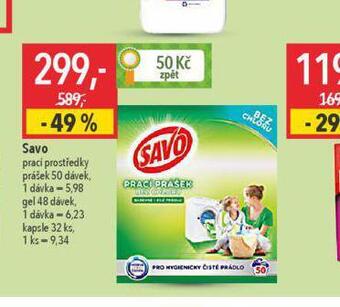Globus Savo prací prostředek nabídka