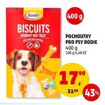 Penny Market Pochoutky pro psy bodie, 400 g nabídka