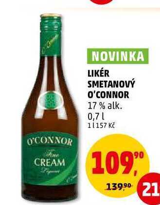 Penny Market Likér smetanový o'connor, 0,7 l nabídka