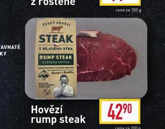 Billa Hovězí rump steak nabídka