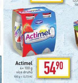 Billa Actimel nabídka