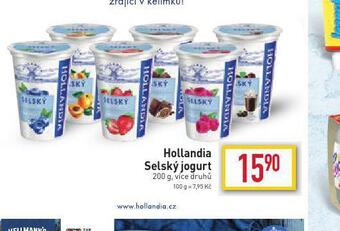 Billa Hollandia selský jogurt nabídka