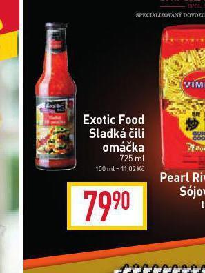 Billa Exotic food sladká chilli omáčka nabídka
