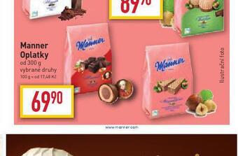 Billa Manner oplatky nabídka