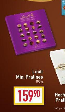 Billa Lindt mini pralines nabídka