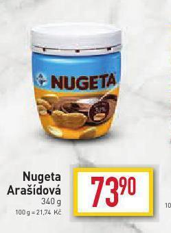 Billa Nugeta arašídová nabídka