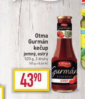 Billa Otma gurmán kečup nabídka
