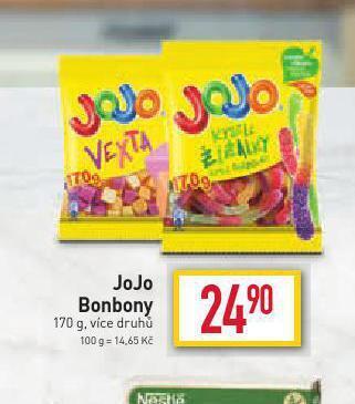 Billa Jojo bonbony nabídka