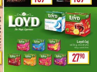 Billa Loyd čaj nabídka