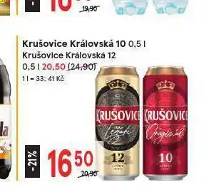 Žabka Pivo krušovice 10 nabídka