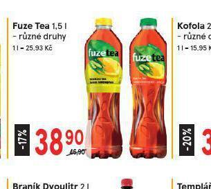 Žabka Fuze tea nabídka
