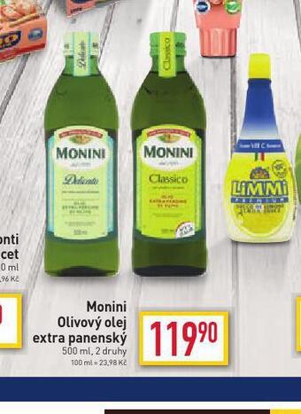 Billa Monini olivový olej extra panenský nabídka