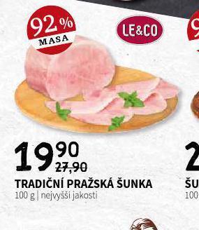 Terno Tradiční pražská šunka nabídka