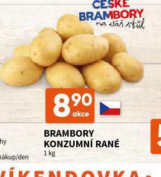 Terno Brambory konzumní rané nabídka