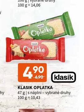 Terno Klasik oplatka nabídka