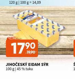 Terno Jihočeský eidam sýr nabídka