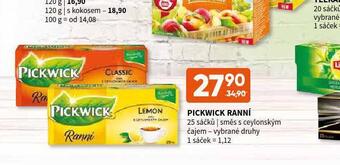 Terno Pickwick ranní čaj nabídka