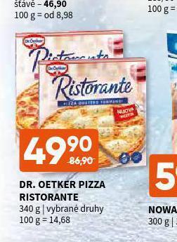 Terno Dr. oetker pizza ristorante nabídka