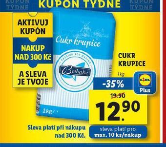 Lidl Cukr krupice nabídka