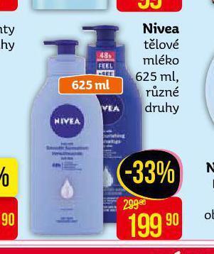 Teta Nivea tělové mléko nabídka