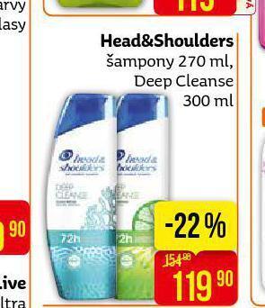 Teta Head & shoulders šampon nabídka