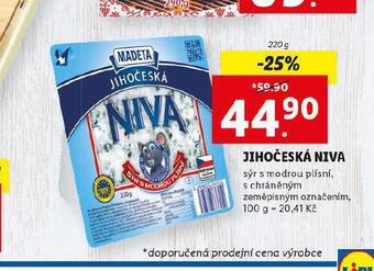 Lidl Jihočeská niva nabídka