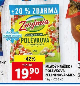 Lidl Polévková zeleninová směs nabídka