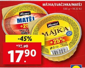 Lidl Matěj nabídka