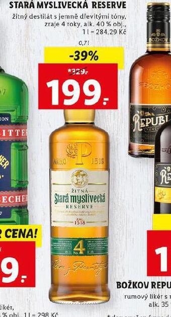 Lidl Stará myslivecká nabídka