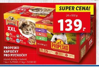 Lidl Propesko kapsičky pro psy nabídka