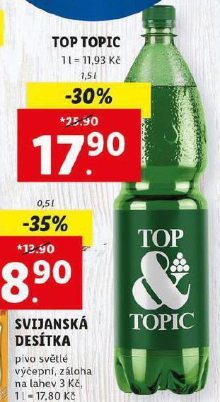 Lidl Top topic nabídka