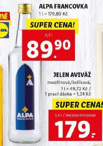 Lidl Alpa francovka nabídka