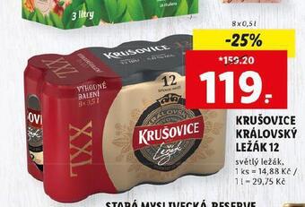 Lidl Pivo krušovice nabídka
