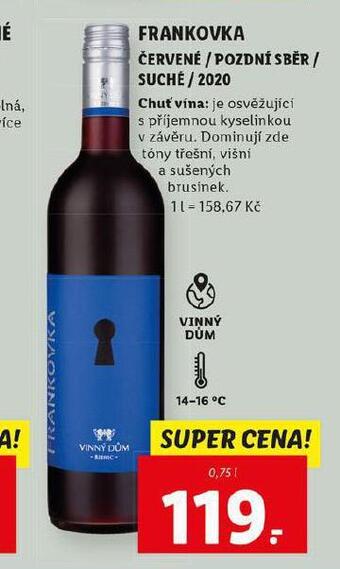Lidl Frankovka nabídka