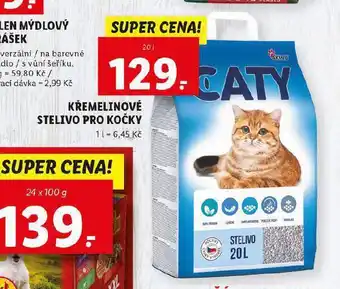 Křemelinové stelivo pro kočky