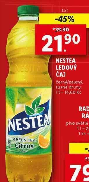 Lidl Nestea ledový čaj nabídka