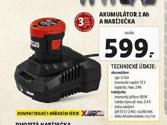 Lidl Akumulátor a nabíječka nabídka