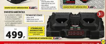 Lidl Dvojitá nabíječka nabídka