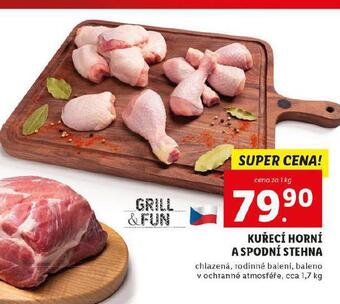 Lidl Kuřecí horní a spodní stehna nabídka
