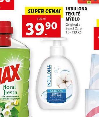Lidl Indulona tekuté mýdlo nabídka