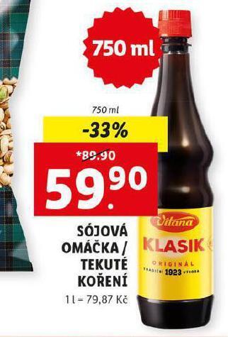 Lidl Tekuté koření nabídka
