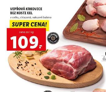 Lidl Vepřová krkovice bez kosti nabídka