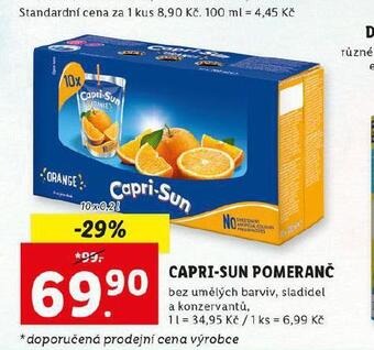 Lidl Capri-sun nabídka
