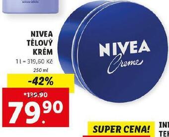 Lidl Nivea krém nabídka