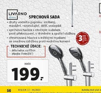 Lidl Sprchová sada nabídka