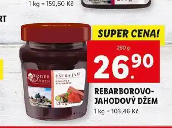 Lidl Rebarborovo-jahodový džem nabídka