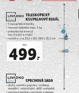 Lidl Teleskopický koupelnový regál nabídka